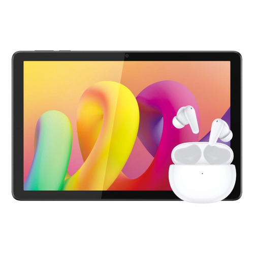 Tablet Tcl 10 Pulgadas Tab10l Wifi + Audifonos Bt Color Negro