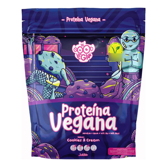 Proteína Vegana De Soya Cookies And Cream The Good Vegan