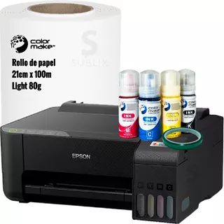 Impresora Epson Carta Sublimacion + Rollo Light Colormake