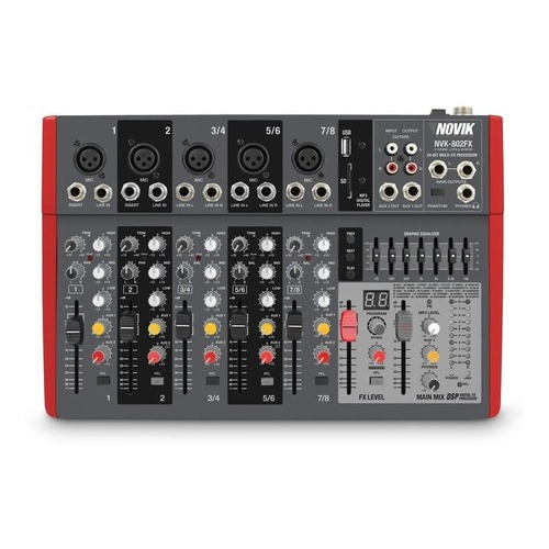 Consola Novik Neo NVK 802FX de mezcla