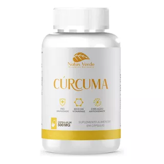 Kit 3 Açafrão Cúrcuma Longa 500mg 100 Cápsulas