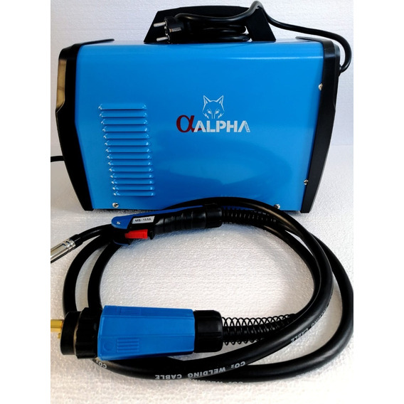Soldadora 2 En 1 Inverter Mig Electrodo Alpha Pro 240amp K37 Color Azul