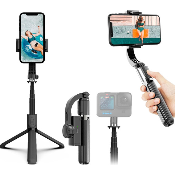 Estabilizador Celular Gimbal Selfie Stick Con Para Tripode