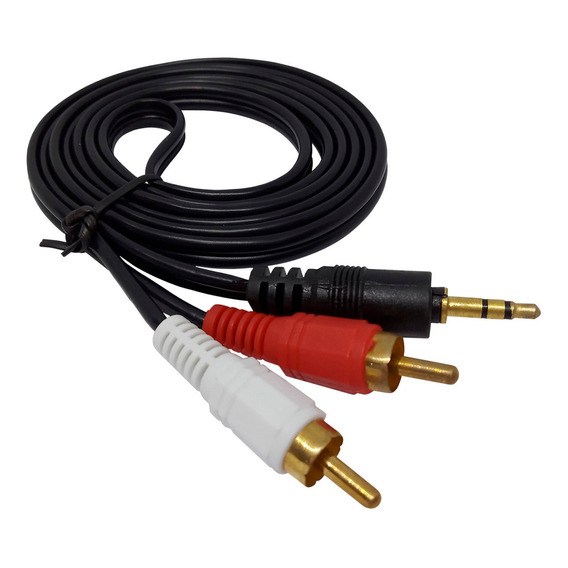 Cable Audio Plus 3.5mm Plug A Rca 1.5m 2 A 1