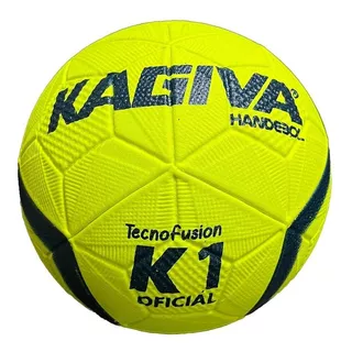 Pelota Handball Kagiva K1 Tecnofusion Amarillo Fluor Niño