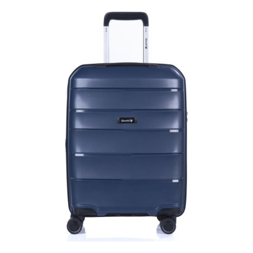 Valija Carry On Slooth Polipropileno Tsa Expansible Color Azul Petróleo Evolution Pro