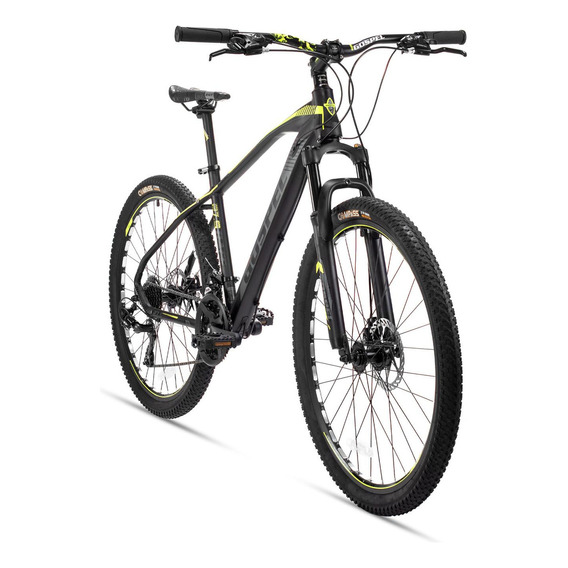Bicicleta Montaña 27.5 24 Vel Suspensión Del Amarillo Gospel Color Negro Tamaño del cuadro M