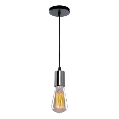 Colgante Moderno Bell Capuchon Dorado Vintage Apto Led  Dorado