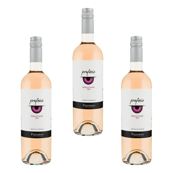 Combo X3 Vino Pizzorno Profecia Merlot Rosé 2020