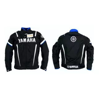 Campera De Moto Yamaha C/protecciones Y Forro Desmontable