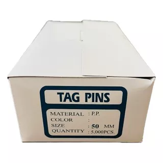 Pack X10 5000 Hilos Plasticos Regular 50 Mm Tag Pins