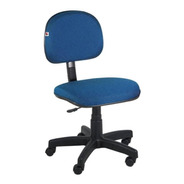 Cadeira De Escritório Shop Cadeiras Ag401s  Azul E Preta Com Estofado De Polipropileno