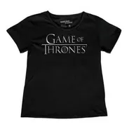 Game Of Thrones Logo Mujer Playera Serie Hbo Juego De Tronos