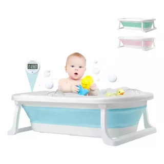 Bañera Tina De Baño Para Bebe Plegable Portatil Termometro