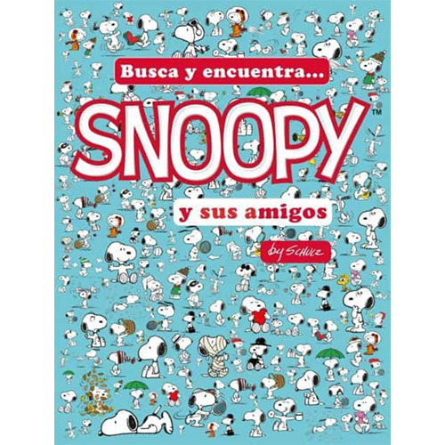 Busca Y Encuentra... Snoopy Y Sus Amigos, De Schulz, Charles M.. Editorial Jaguar, Tapa Dura En Español