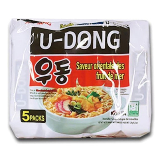 Sopa Instantanea Samyang Udon sabor Mariscos 5pz