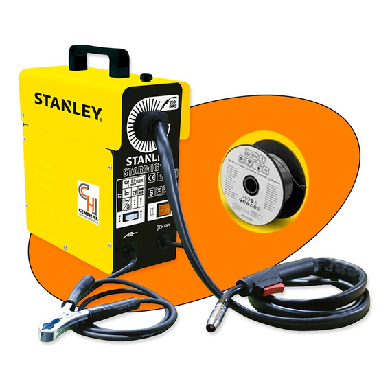 Soldadora Flux Mig Stanley 130a Stremig 130 Alambre Sin Gas