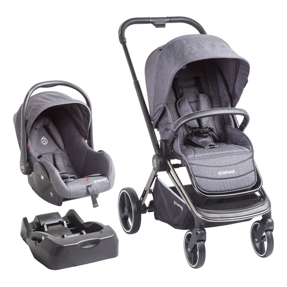 Coche Travel System Sonic Color Gris