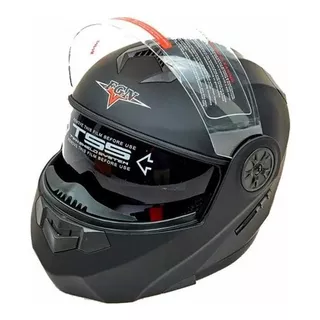 Casco Para Moto Fgn 862  Negro Brillante Abatible Talla Xl 