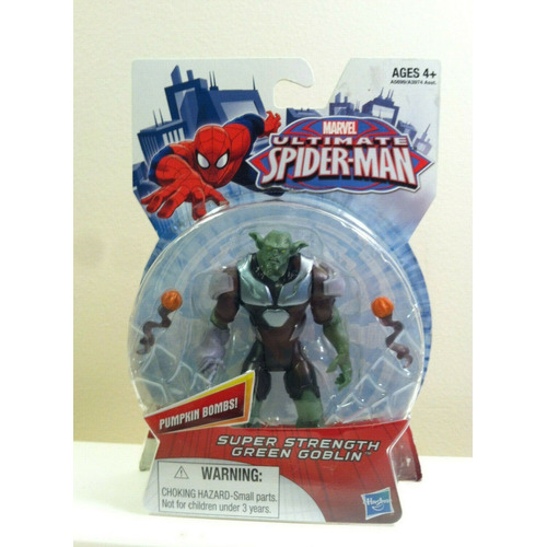 Marvel Ultimate Spider Man Duende Verde Bombas Hasbro Replay
