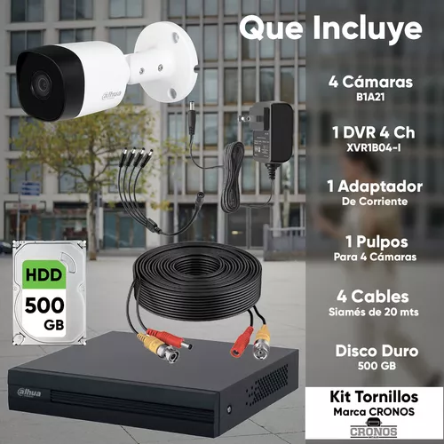 Kit CCTV HD Dahua de 6 cámaras (OFERTA OPEN BOX) - Smartcam CÁMARAS DE  VIGILANCIA EN PUERTO VALLARTA - INSTALACIÓN INCLUIDA