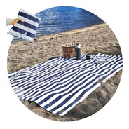 Lona De Playa Super Grande 4pers C/presillas 2x1,5 C/bolsita