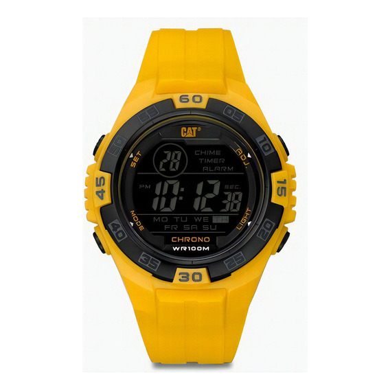 Reloj Digital Cat Caterpillar Amarillo Hombre Oc.147.27.147