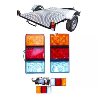 Foco Farol Carro Arrastre 24 Led Impermeables ( El Par ) 