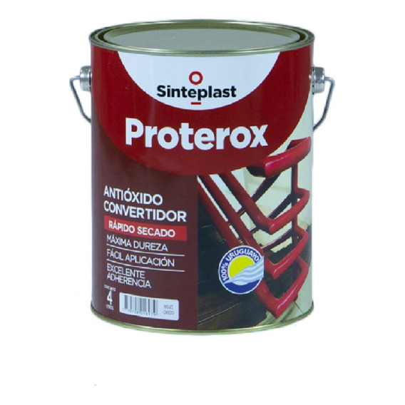 Convertidor Antióxido Proterox  Rojo X 4 Lt Prestigio