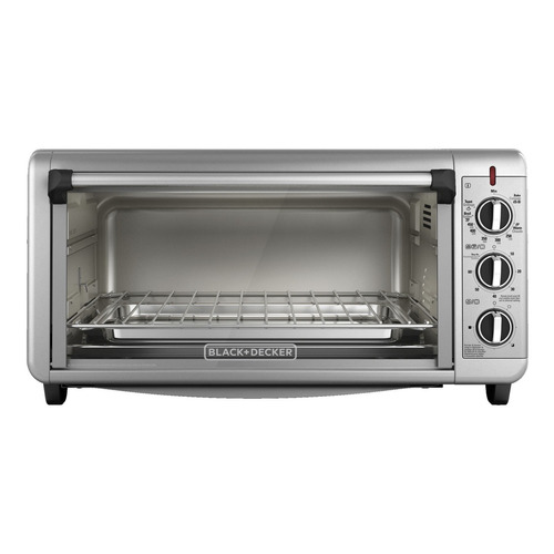 Horno de mesa eléctrico Black+Decker TO3260XSBD 30L plateado 120V