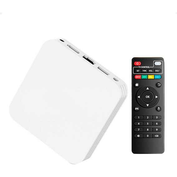 Smart Tv Box Uhd 16gb 2gb Wifi Android 10 Star+ Otec Color Blanco