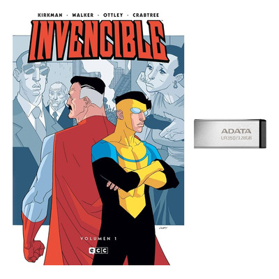 Usb 128gb Adata Ur350 - Serie Completa De Invencible