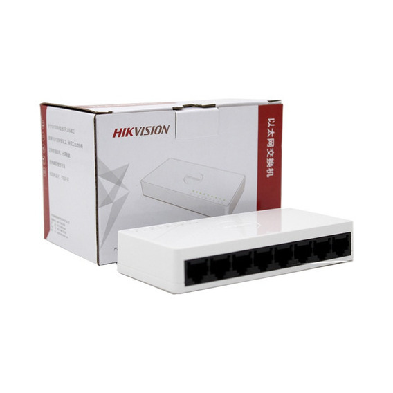 Switch Hikvision 8 Salidas Rj-45 Electrocom