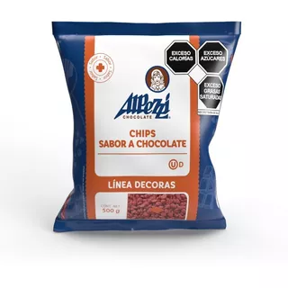 Chips De Chocolate Alpezzi Color Rojo 500gr
