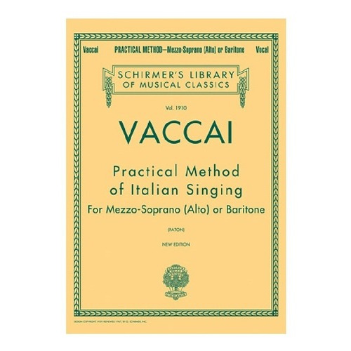 Practical Method Of Italian Singing For Mezzo-soprano, Barit