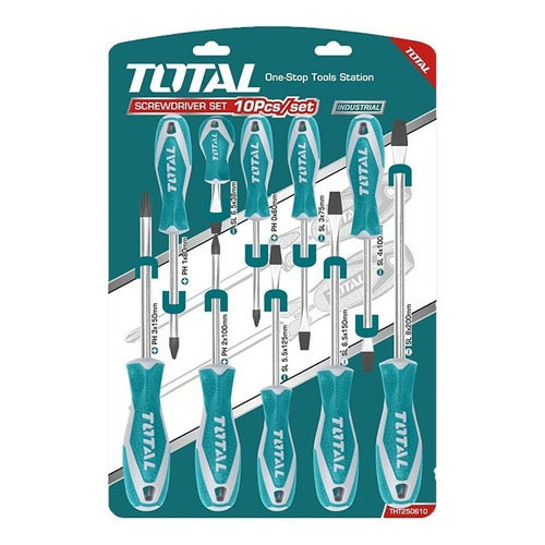 Kit Set Juego Destornilladores 10 Piezas Total