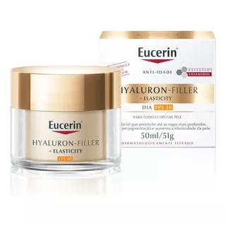 Creme Facial Dia Hyaluron-filler Elasticity 50ml Eucerin Tipo De Pele Todos