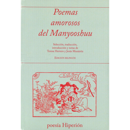 Poemas amorosos del Manyooshuu Poesía japonesa Edición bilingue Editorial Hiperión
