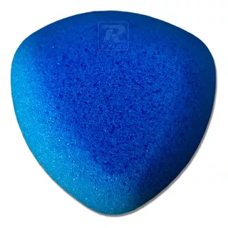 Espuma Triangular P/ Microfone  Mão Dinâmico Anti Puff Azul