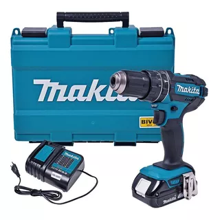 Furadeira Martelete Parafusadeira Sem Fio De 13mm Makita Dhp482sy 18v + Acessório