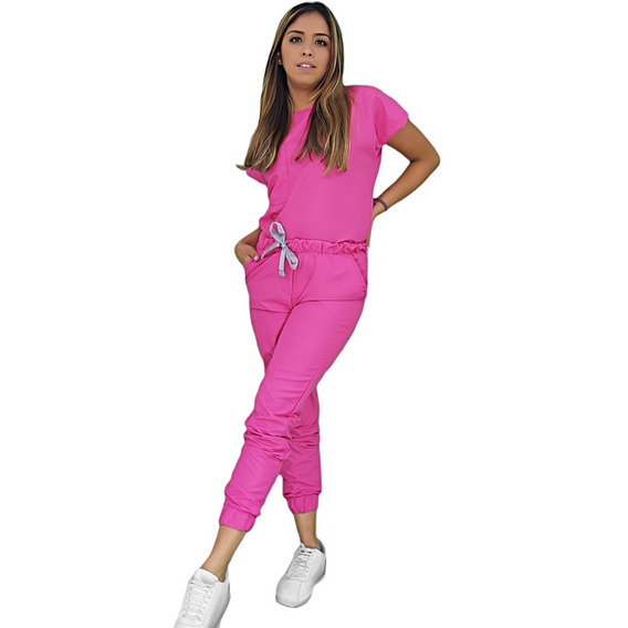 Uniforme Medico Scrubs Pijama Anti Fluidos Quirúrgico Dama