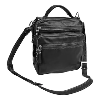 Bolsito Morral Dyms Cuero Vacuno Legítimo A 4454