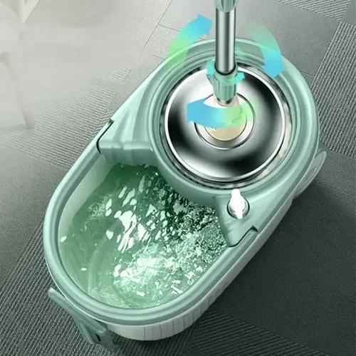 Mopa Trapeador Giratorio Spin 360° Con Balde | Cuotas sin interés