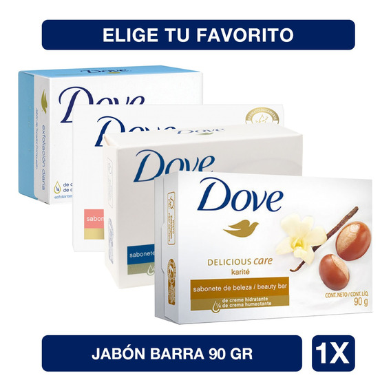 Dove Jabón Barra 90gr