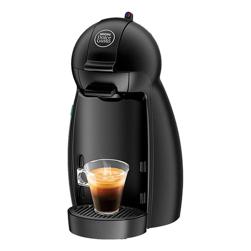 Cafetera Nescafé Moulinex Dolce Gusto Piccolo de corte manual negra para cápsulas monodosis 220V