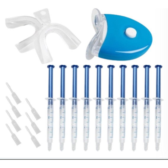 Blanqueador Dental De Dientes Kit 10 Jeringas 44% Dentista