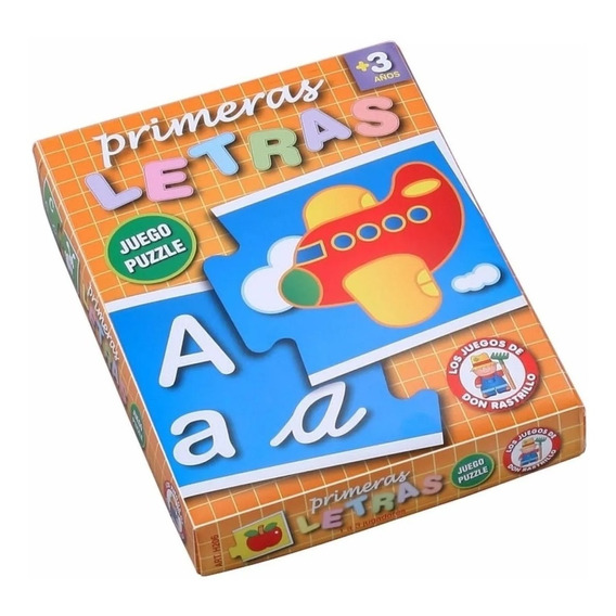 Juego De Mesa Ruibal Primeros Numeros Letras Puzzle H204 206