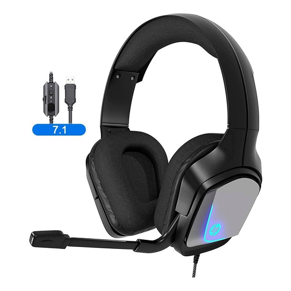 Audifono Gamer Hp H220s Usb 7.1 Luz + Controlador