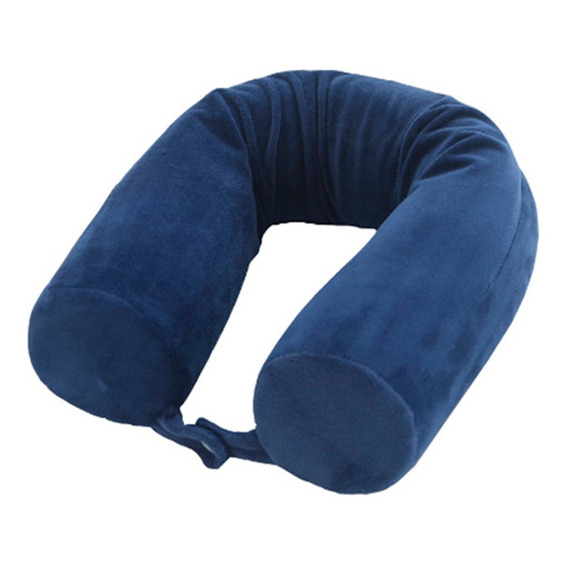 Almohada Inteligente Para Viaje Gadnic Cuello Super Comoda Color Azul