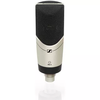 Sennheiser Mk 4 Microfone Condensador Cardióide Cor Preto/prata